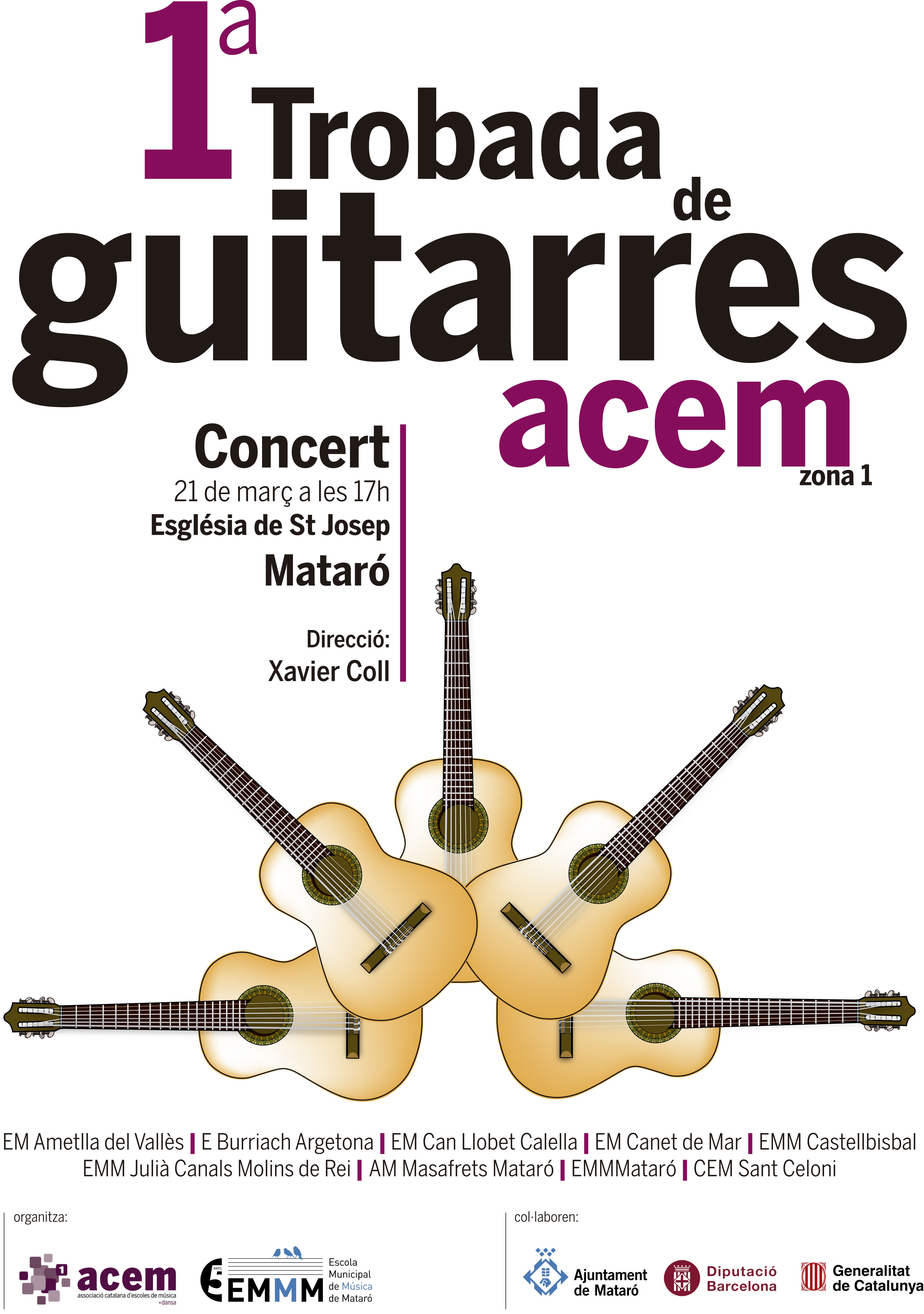 Primera Trobada de guitarres de la zona 1 a Mataró