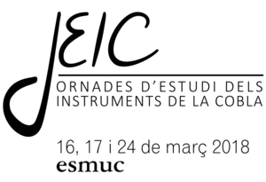 2a edició de la Jornada d’Estudi dels Instruments de la Cobla (JEIC)