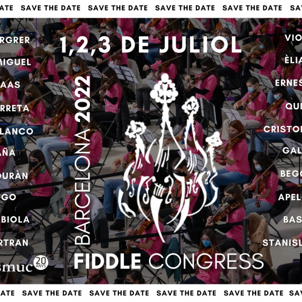 De l’1 al 3 de juliol tindrà lloc la 4a edició del Barcelona Fiddle Congress