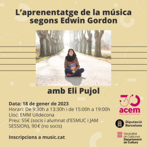 Aprenentatge de la música amb Eli Pujol