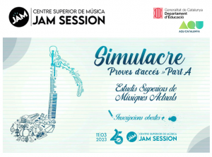 Simulacre de proves d'accés Jam Session