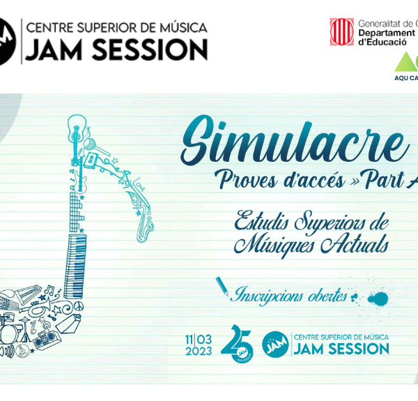 Simulacre de proves d’accés al Centre Superior de Música Jam Session
