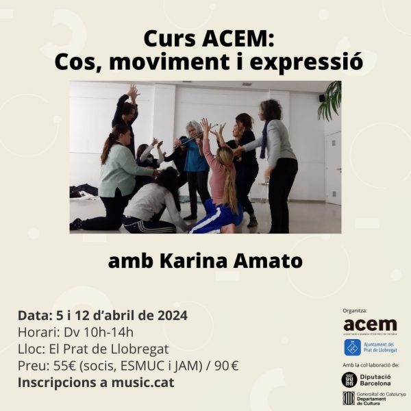 Curs “Cos, moviment i expressió” amb Karina Amato