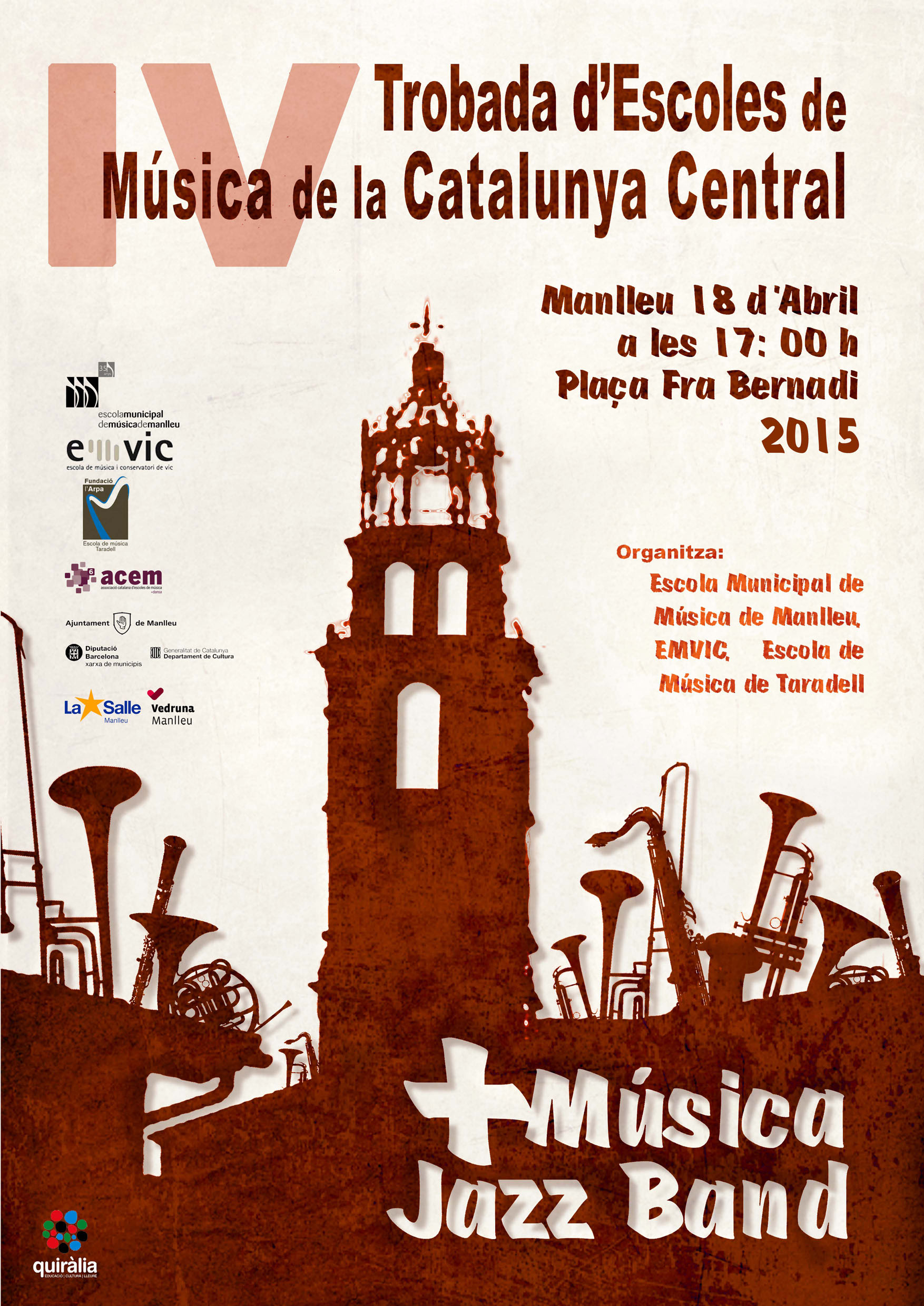 +Música Jazz Band: 4a Trobada d’escoles de música de la Catalunya Central