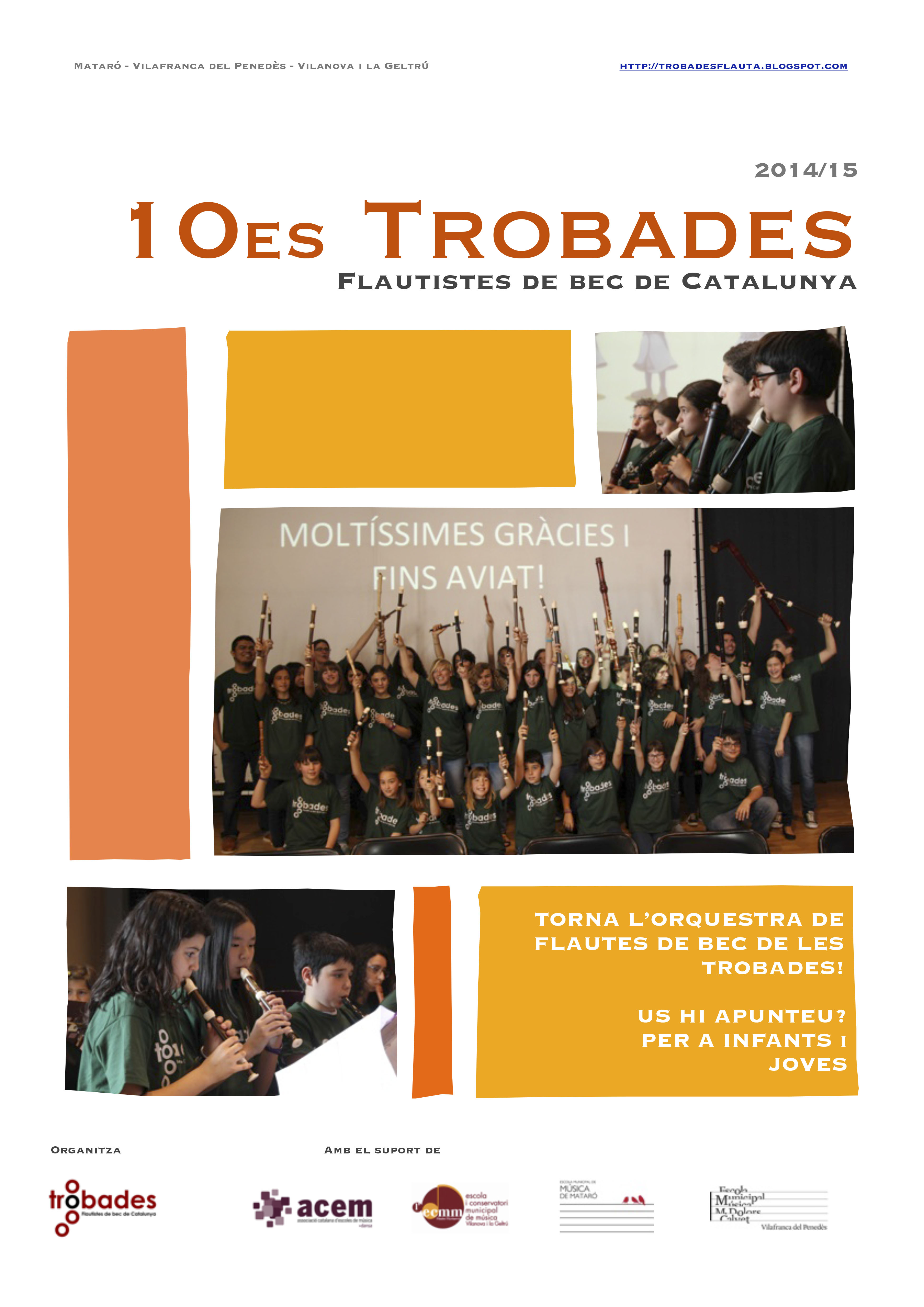 2n encontre de les 10º Trobades de Flautistes de Bec de Catalunya a Vilafranca del Penedès