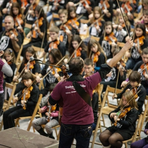 La Trobada Fiddle reunirà més de 500 alumnes de corda fregada de 28 escoles de música de Catalunya