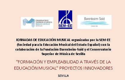 La SEM-EE organitza una Jornada d’educació musical a Sevilla el 9 i 10 d’octubre