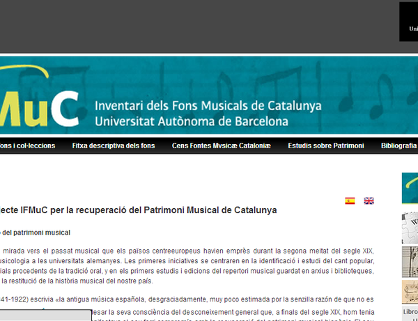 Es presenta el web IFMuC, portal del patrimoni musical català