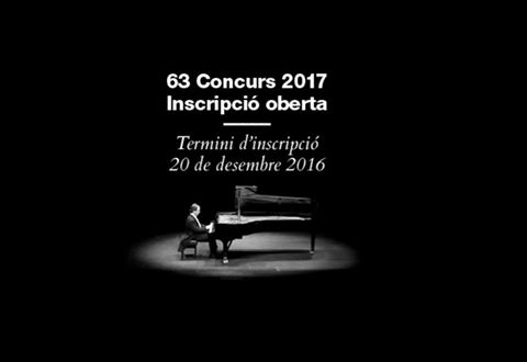 Obertes les inscripcions per participar al 63º Premi Internacional de Música Maria Canals