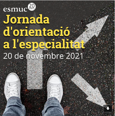Jornada d’orientació a l’especialitat de l’ESMUC – 20 novembre
