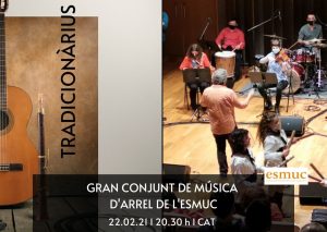 Concert del Gran Conjunt de Música Tradicional de l’ESMUC al 35 Tradicionàrius