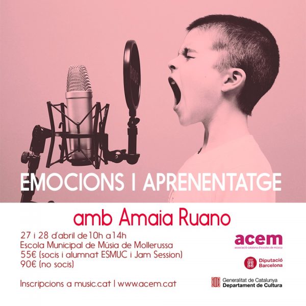 Curs: Emocions i Aprenentatge, amb Amaia Ruano (EMM Mollerussa)