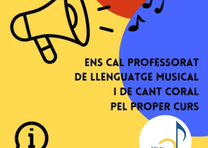 L’Escola Municipal de Música del Morell necessita professorat de cant i llenguatge